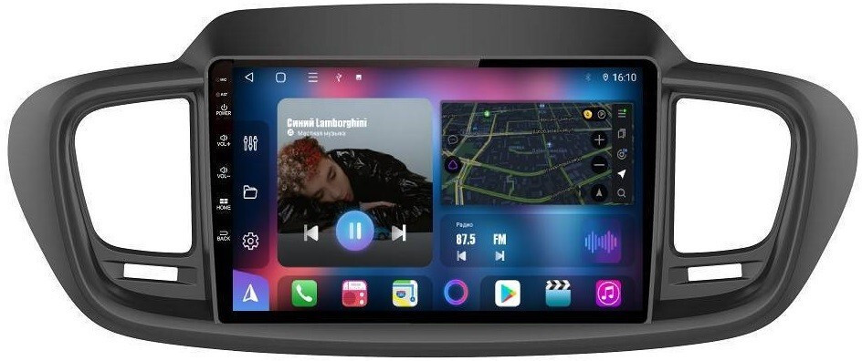 Магнитола для KIA Sorento Prime 2015+ (UM) - FarCar 442M Android 12, 8-ядер, QLED, Carplay, SIM-слот (CarPlay)