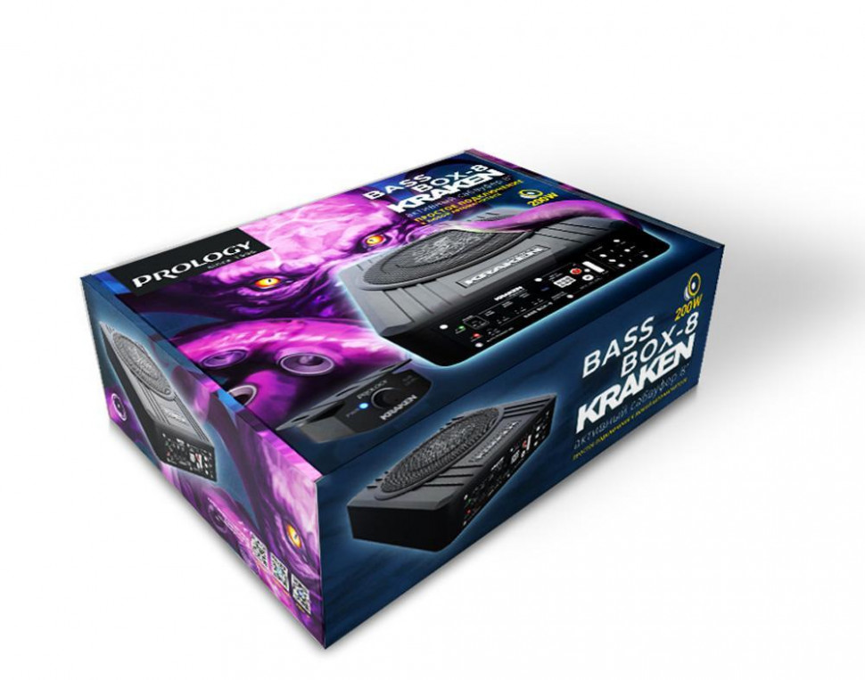 PROLOGY KRAKEN BASS BOX-8 — автомобильный активный сабвуфер