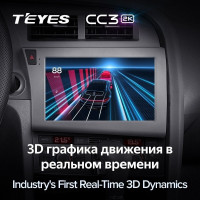 Штатная магнитола Teyes CC3 2K 6/128 Audi S6 3 (2006-2011)