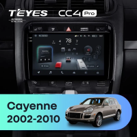 Штатная магнитола для Porsche Cayenne I 1 9PA (2002-2010) (Экран 9,5") - Teyes CC4 Pro на Android 13, 8-ядер, 8ГБ-128ГБ, SIM-слот