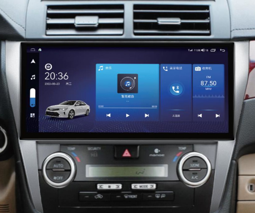 Магнитола для Toyota Camry 2011-2014 - Carmedia HP-T1204 экран 12.3", Android 12, ТОП процессор, 6Гб+128Гб, SIM-слот (только с установкой в Москве) (CarPlay)