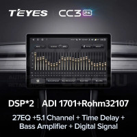 Штатная магнитола Teyes CC3 2K 6/128 Chery Tiggo 3 (2016-2018) (11")