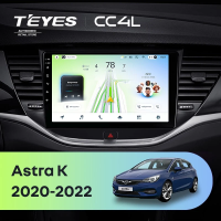 Штатная магнитола для Opel Astra K (2020-2022) Тип-B - Teyes CC4L на Android 14, 8-ядер, 6ГБ-64ГБ, SIM-слот