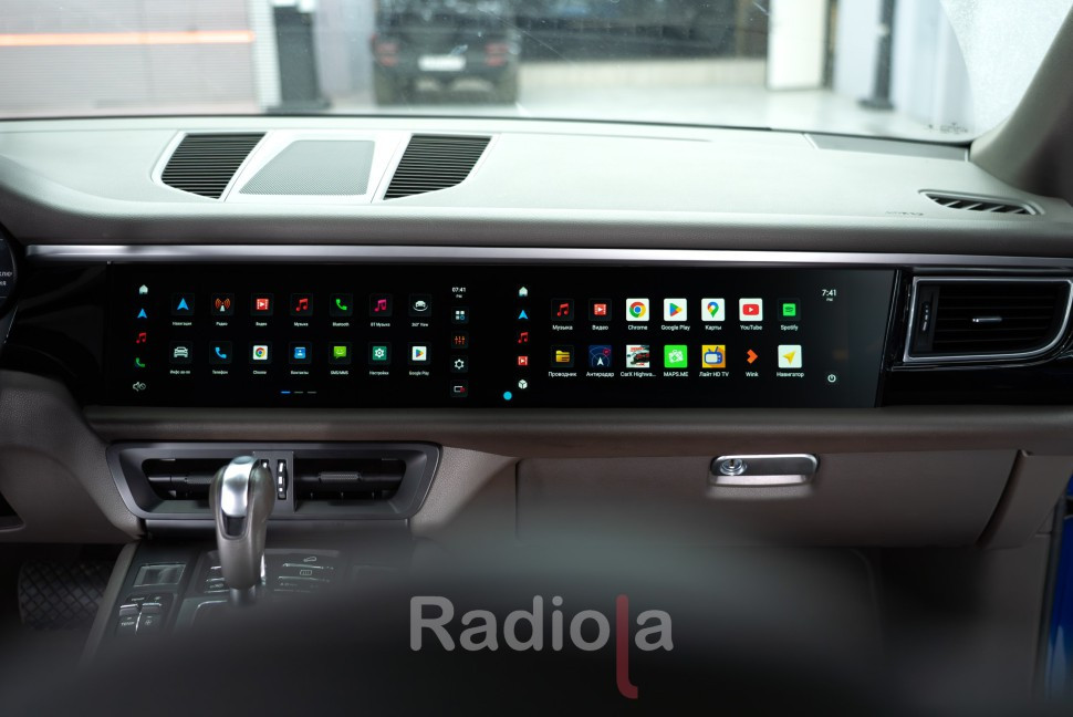 Монитор Android 12,3"+ 12,3" для Porsche Macan 2014-2016 CDR3.0/PCM3.0 RDL-Macan Dual