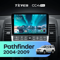 Штатная магнитола для Nissan Pathfinder R51 (2004-2009) (Экран 9,5") - Teyes CC4 Pro на Android 13, 8-ядер, 8ГБ-128ГБ, SIM-слот