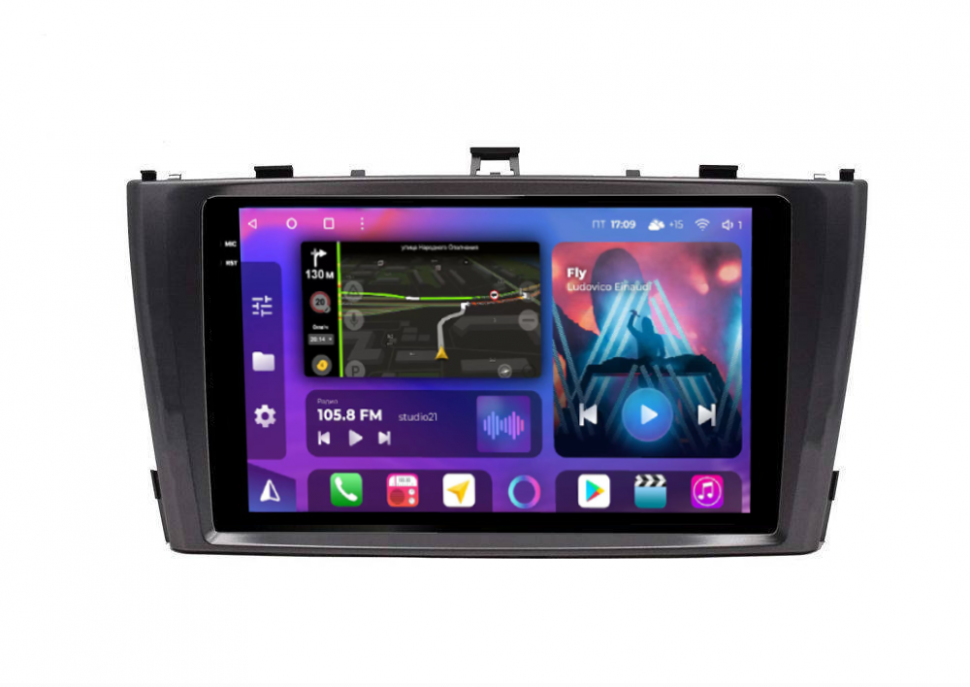 Штатная магнитола FarCar s400 2K для Toyota Avensis на Android  (BX1224M) (CarPlay)