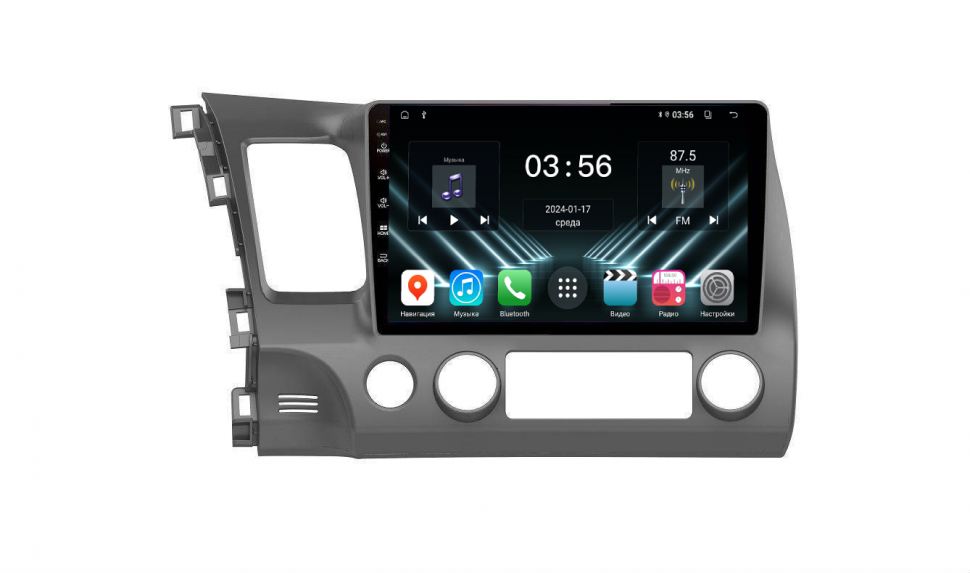 Штатная магнитола FarCar для Honda Civic на Android  (DX044M) (CarPlay)
