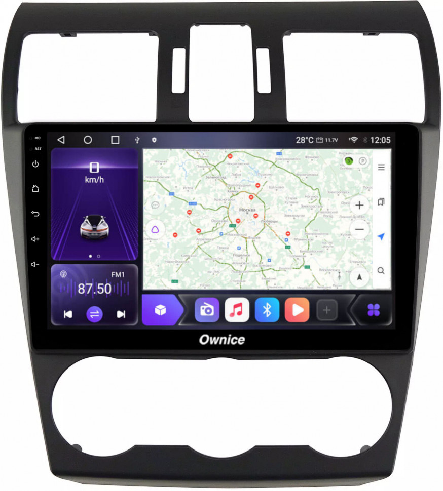 Магнитола для Subaru Forester, Impreza, XV 2012-2015 - Carmedia OL-9511-1 Android 10, 8-ядер, SIM-слот (CarPlay)