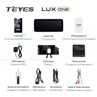 Штатная магнитола Teyes LUX ONE 4/32 BMW 5-Series Gran Turismo F07 (CIC) (2010-2013) Universal