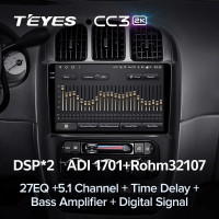 Штатная магнитола Teyes CC3 2K 4/64 Chrysler Voyager (2000-2007) Тип-B