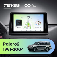 Штатная магнитола для Mitsubishi Pajero 2 (1991-2004) - Teyes CC4L на Android 14, 8-ядер, 6ГБ-64ГБ, SIM-слот