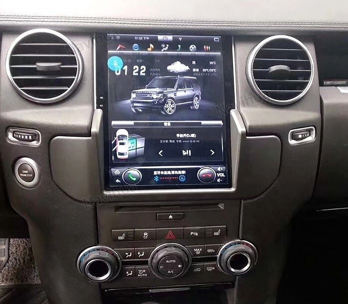 Магнитола Land Rover Discovery 4 2013-2016 (поддержка штатного меню BOSCH) - Carmedia NH-R1005-3 ("Тесла-Стиль") Android 11, 8+128Гб, CarPlay, SIM-слот (CarPlay)