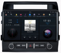 Магнитола для Toyota Land Cruiser 200 2008-2015 (поддержка кругового обзора) - Carmedia ZF-6025H-DSP на Android 9, 6-ТУРБО ядер, 4ГБ-64ГБ (CarPlay)