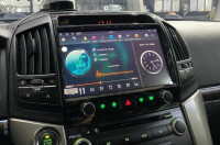 Магнитола для Toyota Land Cruiser 200 2008-2015 (поддержка кругового обзора) - Carmedia ZF-6025H-DSP на Android 9, 6-ТУРБО ядер, 4ГБ-64ГБ (CarPlay)