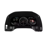 Электронная панель приборов Toyoya Land Cruiser Prado 150 2009-2017 - Carmedia NH-LCD-T03 с сенсорным LCD / ЖК 12.3" экраном QLED (CarPlay)