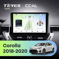 Штатная магнитола для Toyota Corolla 12 (2018-2020) - Teyes CC4L на Android 14, 8-ядер, 6ГБ-64ГБ, SIM-слот
