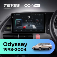 Штатная магнитола для Honda Odyssey RL1 (1998-2004) Правый руль (Экран 9,5") - Teyes CC4 Pro на Android 13, 8-ядер, 12ГБ-256ГБ, SIM-слот