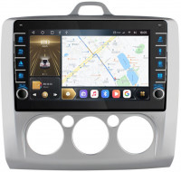 Магнитола для Ford Focus II 2004-2011 (климат/кондиц) - Carmedia OL-9201 (крутилки) QLed, Android 10, ТОП процессор, CarPlay, SIM-слот (CarPlay)