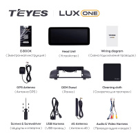 Штатная магнитола Teyes LUX ONE 6/128 Honda Accord 10 CV (2017-2023) Тип-B