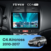 Штатная магнитола для Citroen C4 Aircross (2010-2017) (Экран 10,36") - Teyes CC4 Pro на Android 13, 8-ядер, 12ГБ-256ГБ, SIM-слот
