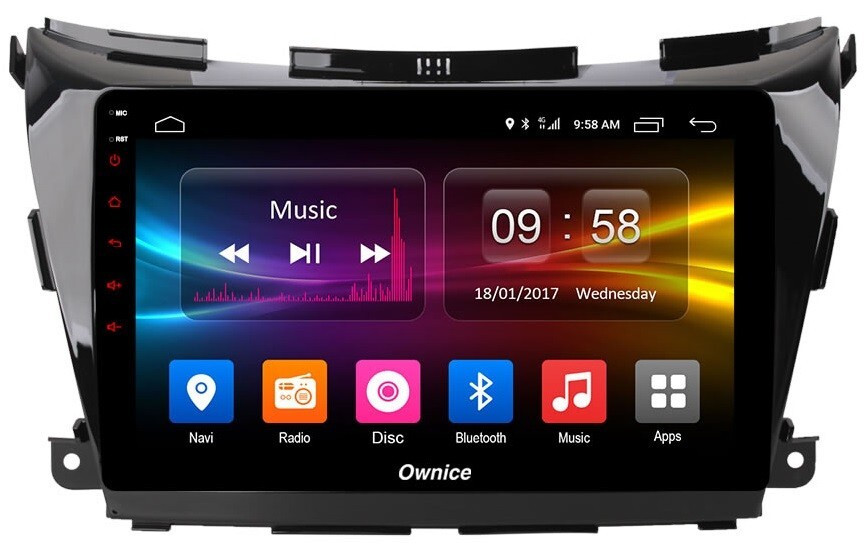 Магнитола для Nissan Murano 2016-2022 (поддержка Bose и 360) - Carmedia OL-1663 Android 10, 8-ядер, SIM-слот (CarPlay)