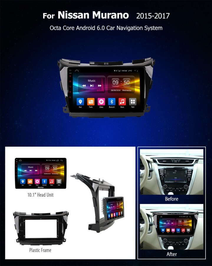 Магнитола для Nissan Murano 2016-2022 (поддержка Bose и 360) - Carmedia OL-1663 Android 10, 8-ядер, SIM-слот (CarPlay)