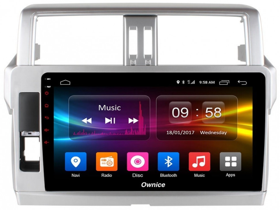 Магнитола для Toyota Land Cruiser Prado 150 2014-2017 - Carmedia OL-1614 QLed, Android 10/12, ТОП процессор, CarPlay, SIM-слот (CarPlay)