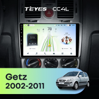 Штатная магнитола для Hyundai Getz 1 (2002-2011) F1 - Teyes CC4L на Android 14, 8-ядер, 6ГБ-64ГБ, SIM-слот