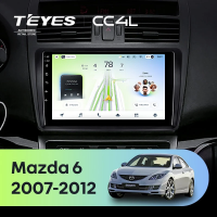 Штатная магнитола для Mazda 6 2 GH (2007-2012) - Teyes CC4L на Android 14, 8-ядер, 6ГБ-64ГБ, SIM-слот