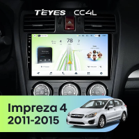 Штатная магнитола для Subaru Impreza 4 (2011-2015) Тип-B - Teyes CC4L на Android 14, 8-ядер, 6ГБ-64ГБ, SIM-слот