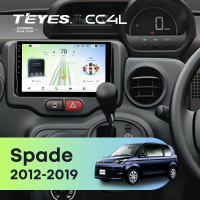 Штатная магнитола для Toyota Spade (2012-2019) - Teyes CC4L на Android 14, 8-ядер, 6ГБ-64ГБ, SIM-слот