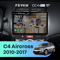 Штатная магнитола для Citroen C4 Aircross (2010-2017) (Экран 11") - Teyes CC4 Pro на Android 13, 8-ядер, 8ГБ-128ГБ, SIM-слот