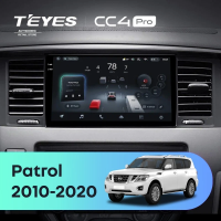 Штатная магнитола для Nissan Patrol Y62 (2010-2020) (Экран 9,5") - Teyes CC4 Pro на Android 13, 8-ядер, 8ГБ-128ГБ, SIM-слот