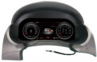 Электронная панель приборов Mitsubishi Pajero 4 2006-2020 - Carmedia NH-LCD-M1203 с 12.3" ЖК экраном QLED (CarPlay)