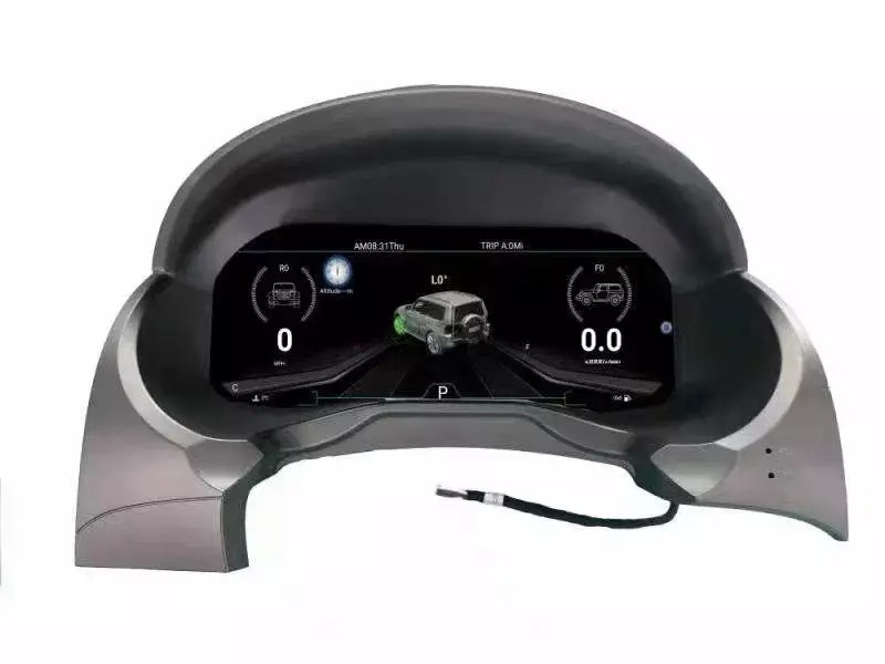 Электронная панель приборов Mitsubishi Pajero 4 2006-2020 - Carmedia NH-LCD-M1203 с 12.3" ЖК экраном QLED (CarPlay)