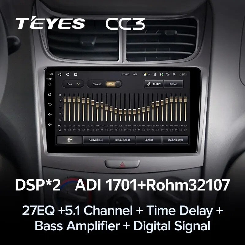 Штатная магнитола Teyes CC3 4/32 Chevrolet Orlando (2010-2018)