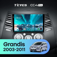 Штатная магнитола для Mitsubishi Grandis 1 (2003-2011) (Экран 9,5") - Teyes CC4 Pro на Android 13, 8-ядер, 12ГБ-256ГБ, SIM-слот