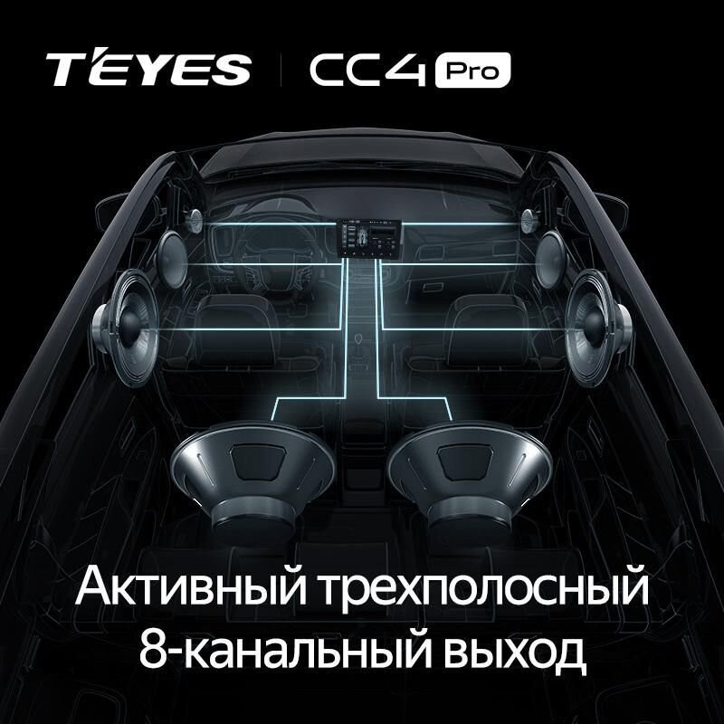 Штатная магнитола Teyes CC4 Pro 12/256 Chery Tiggo 3 (2016-2018)