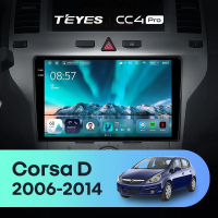 Штатная магнитола для Opel Corsa D (2006-2014) (Экран 9,5") - Teyes CC4 Pro на Android 13, 8-ядер, 8ГБ-128ГБ, SIM-слот