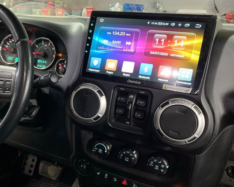 Магнитола для Jeep Wrangler 2010-2018 - Carmedia OL-1258 QLed, Android 10/12, ТОП процессор, CarPlay, SIM-слот (CarPlay)