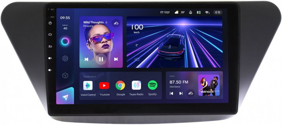 Магнитола для Lifan X50 2015+ - Teyes CC3 Android 10, ТОП процессор, 4/32 Гб, CarPlay, SIM-слот (CarPlay)