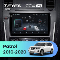 Штатная магнитола для Nissan Patrol Y62 (2010-2020) (Экран 10,36") - Teyes CC4 Pro на Android 13, 8-ядер, 12ГБ-256ГБ, SIM-слот