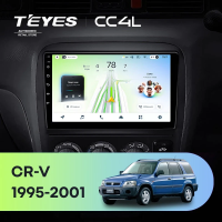 Штатная магнитола для Honda CR-V (1995-2001) - Teyes CC4L на Android 14, 8-ядер, 6ГБ-64ГБ, SIM-слот