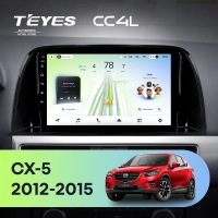 Штатная магнитола для Mazda CX-5 (2012-2015) Тип-A - Teyes CC4L на Android 14, 8-ядер, 6ГБ-64ГБ, SIM-слот