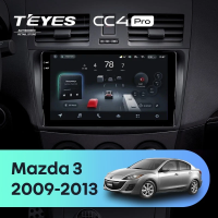 Штатная магнитола для Mazda 3 2 (2009-2013) (Экран 9,5") - Teyes CC4 Pro на Android 13, 8-ядер, 8ГБ-128ГБ, SIM-слот