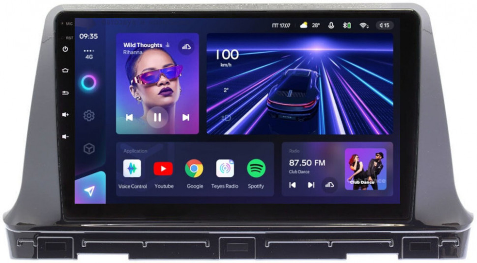 Магнитола для KIA Seltos 2020+ - Teyes CC3L Android 10, 8-ядер, 4ГБ+32ГБ, SIM-слот (CarPlay)