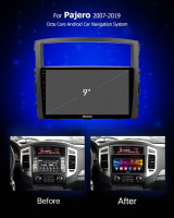 Магнитола для Mitsubishi Pajero 2006-2020 - Carmedia OL-9566 Android 10, 8-ядер, SIM-слот (CarPlay)