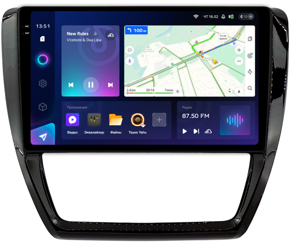 Магнитола Volkswagen Jetta 6 2011-2018 - Teyes CC3-2K QLed Android 10, ТОП процессор, SIM-слот, CarPlay (CarPlay)