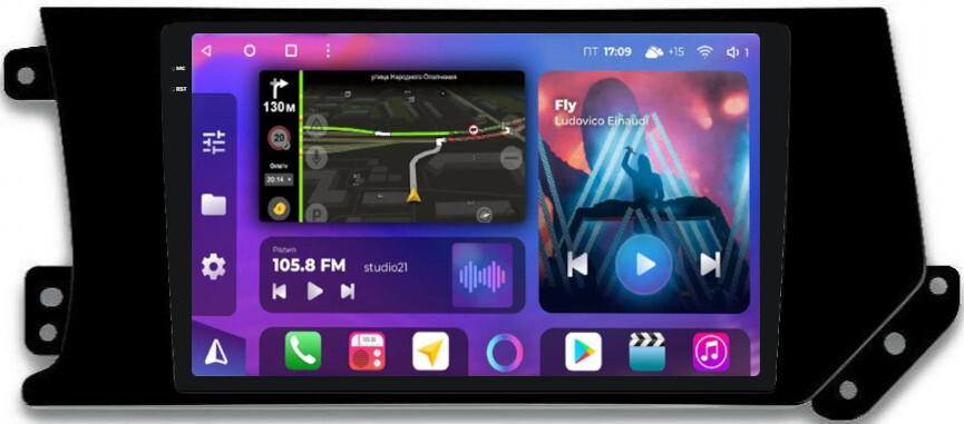 Магнитола для Haval F7/F7x 2019-2021 - FarCar XXL3130M Android 12, QLED, ТОП процессор, 8Гб+256Гб, CarPlay, SIM-слот (CarPlay)