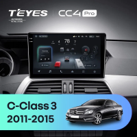 Штатная магнитола для Mercedes-Benz C-Class W204 C204 S204 (2011-2015) (Экран 9,5") - Teyes CC4 Pro на Android 13, 8-ядер, 12ГБ-256ГБ, SIM-слот